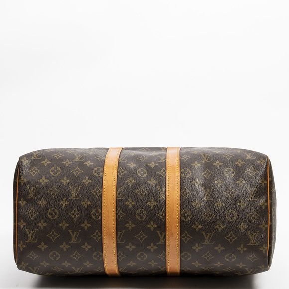 Louis Vuitton Keepall 45 in Brown Monogram Canvas - Picture 6 of 7